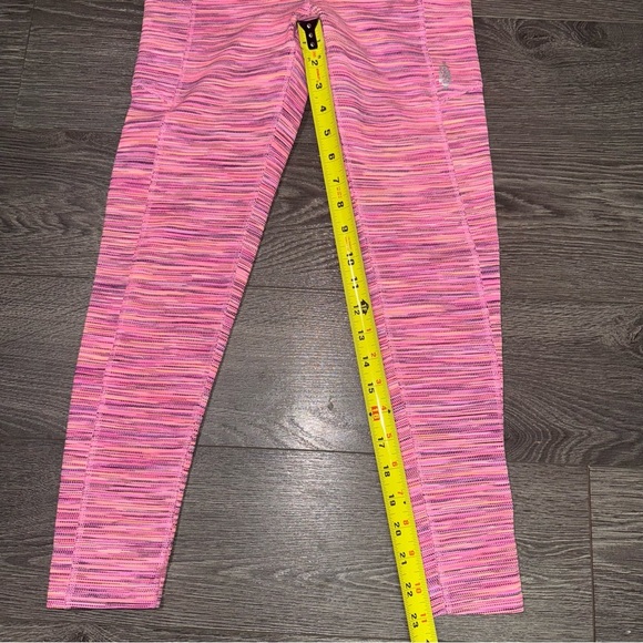 Free People‎ Movement Legging High-Rise Roll Out Pink Space Dye Pockets Small - Picture 8 of 10